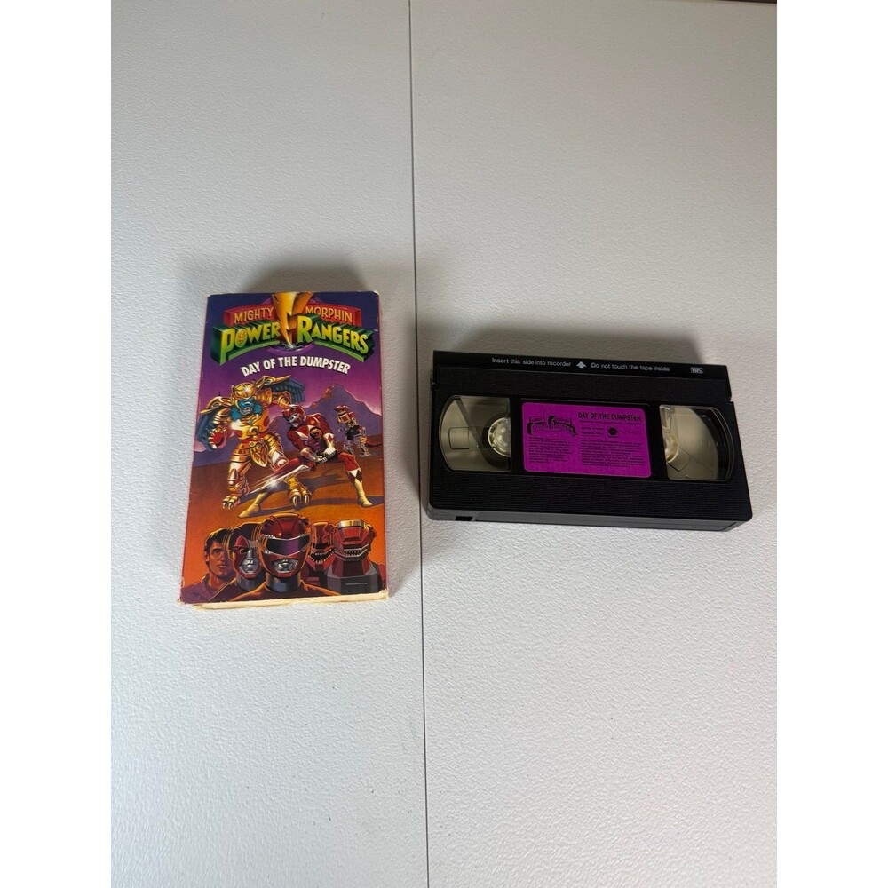 Mighty Morphin Power Rangers Day of the Dumpster Vintage 1993 VHS Tape UNTESTED